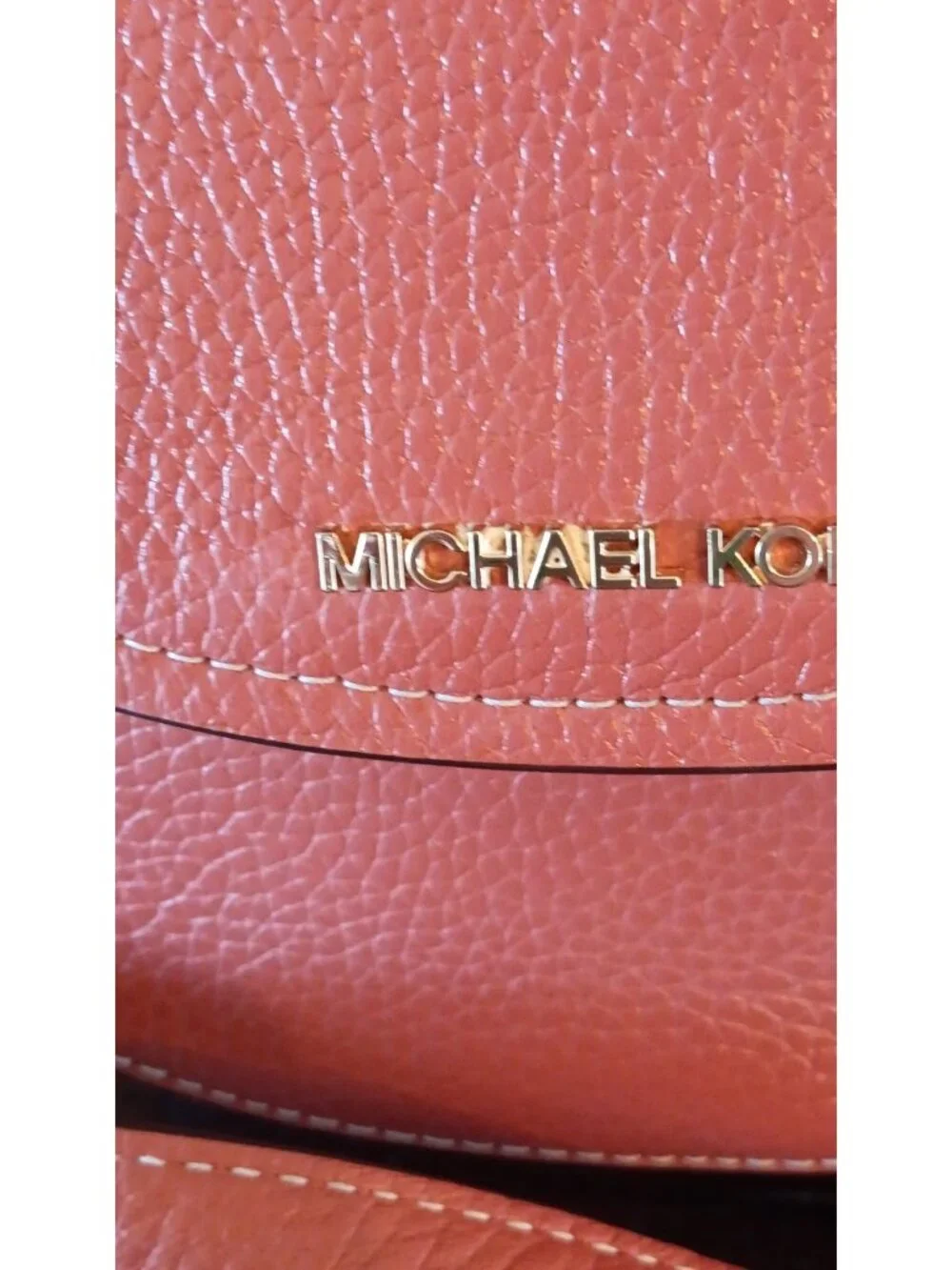 Michael Kors Bedford Small Flap Crossbody Salmon Pink WITH COA AUTHENTIC - Picture 2 of 12